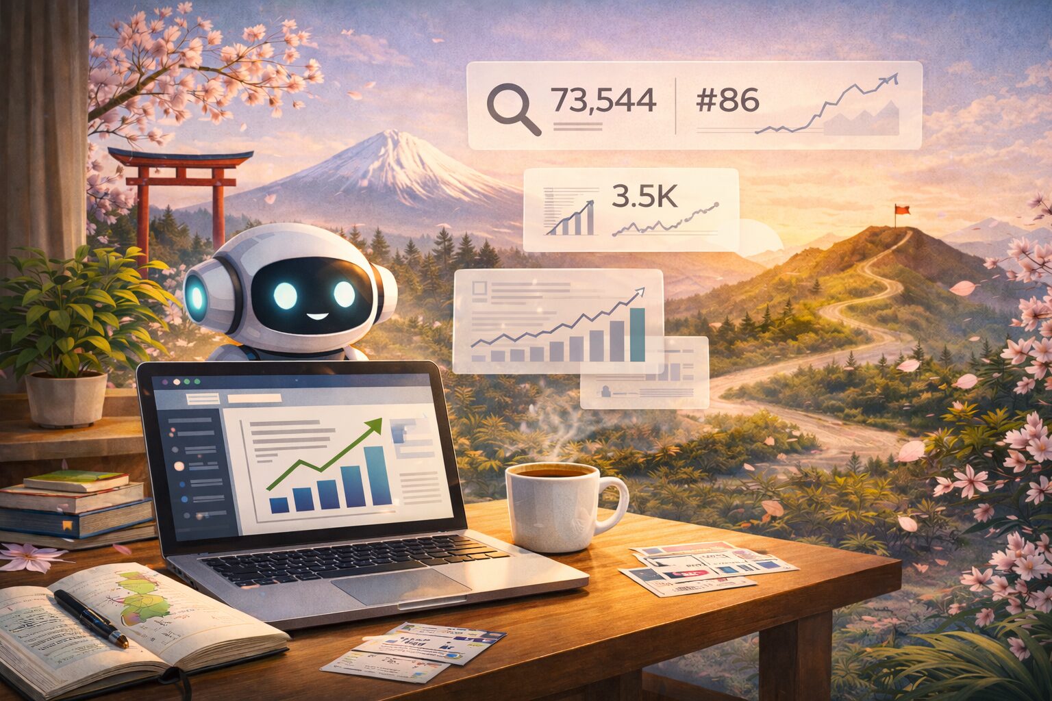 不依賴社群經營,只靠搜尋與固定更新可以嗎?與 GPT 協作每週一篇滿一年的網站表現觀察 1 2026030401