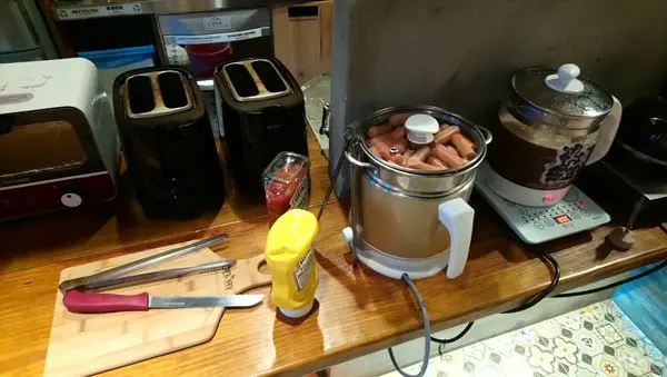 熱狗烹煮區